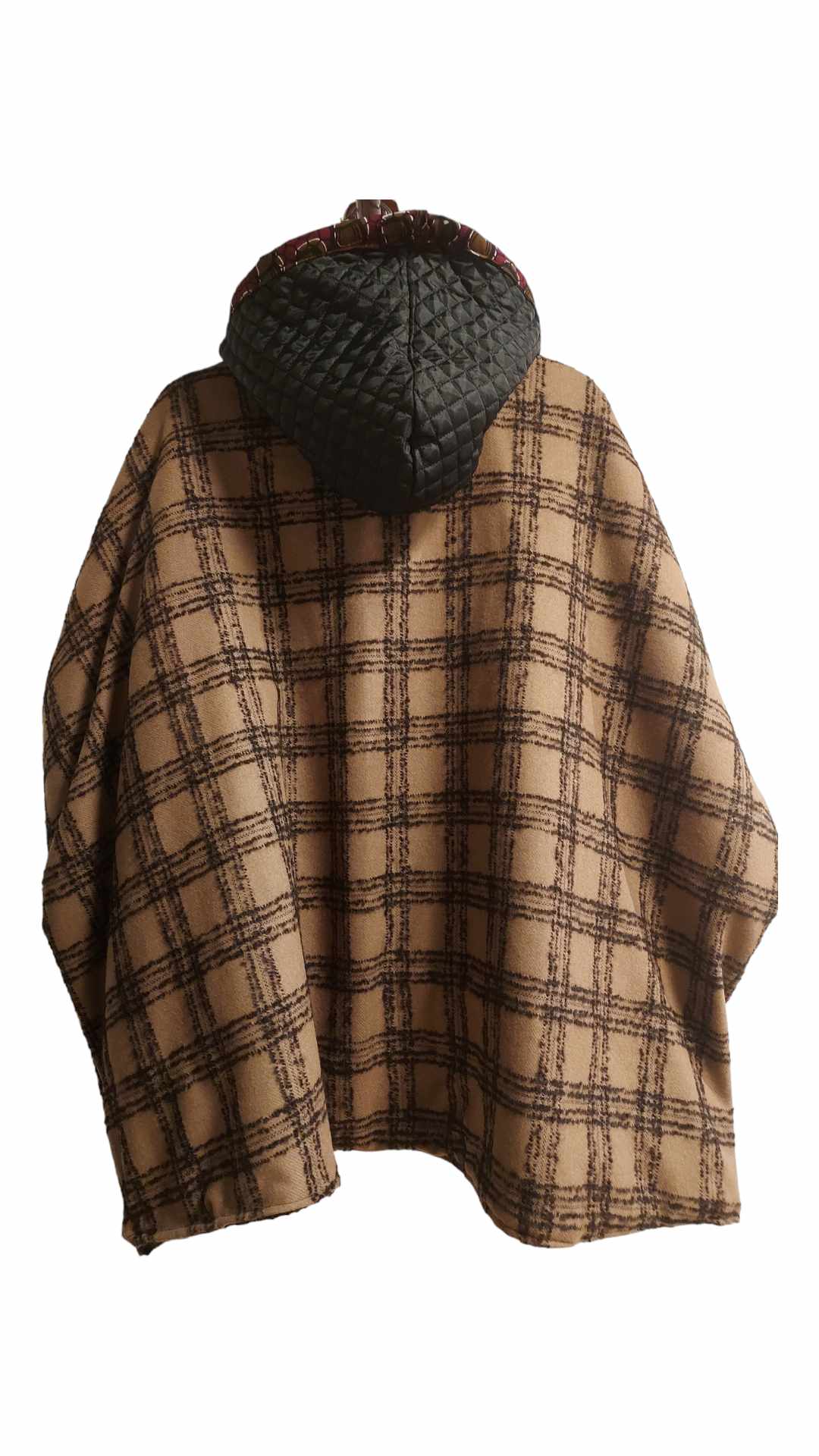 WOOL COAT mixed with African Kente