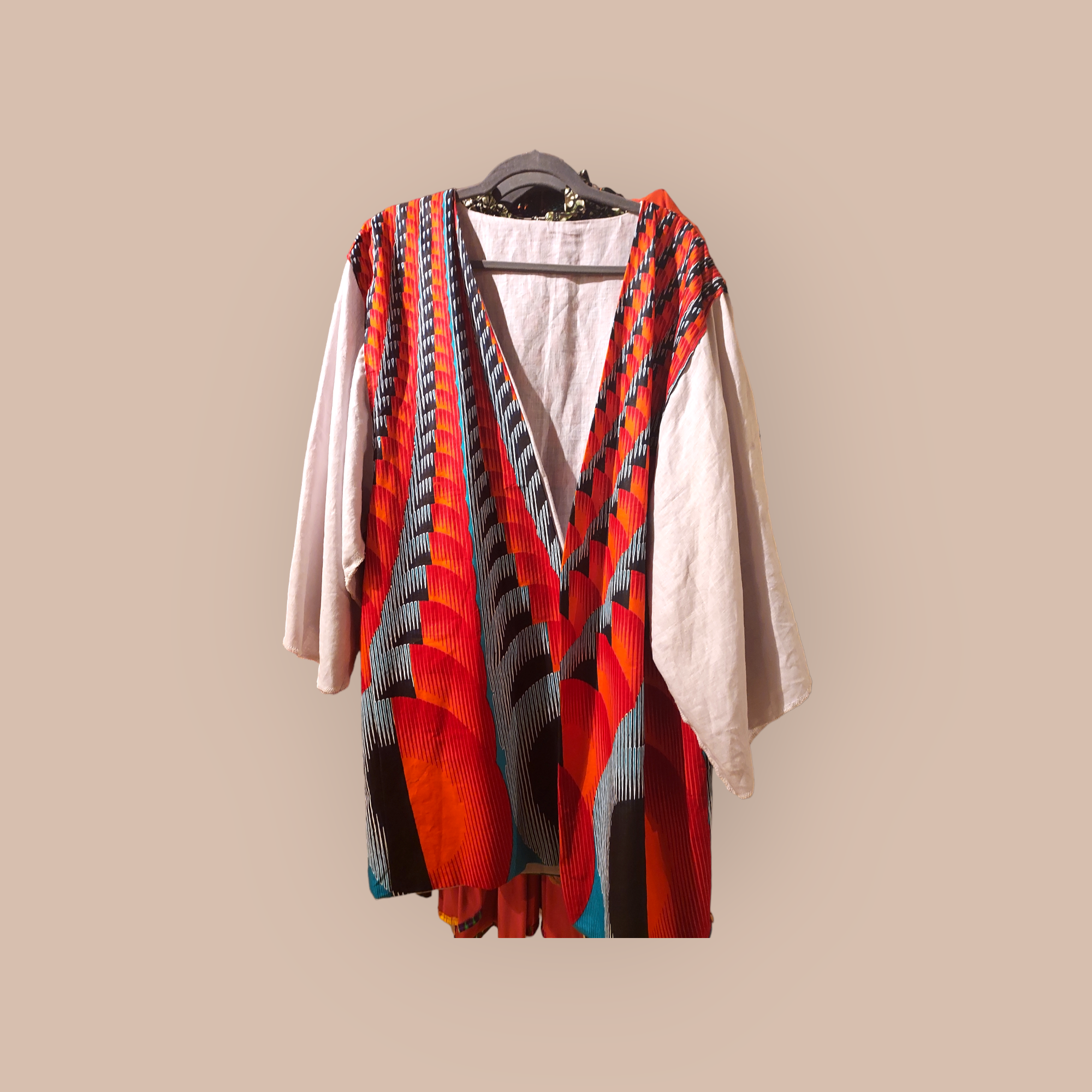 Afrikansk wax Unisex Kimono