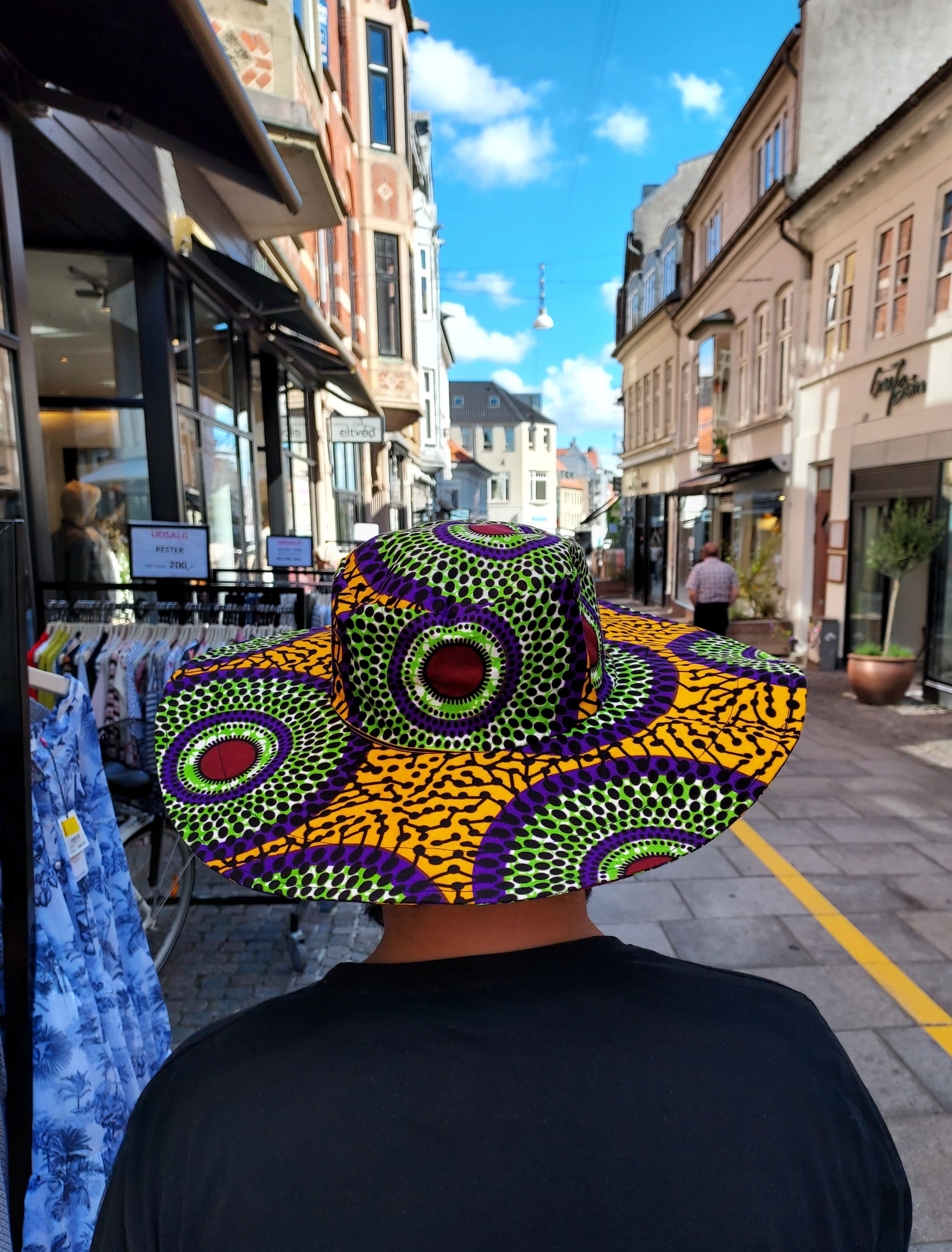 Floppy African Print Hat